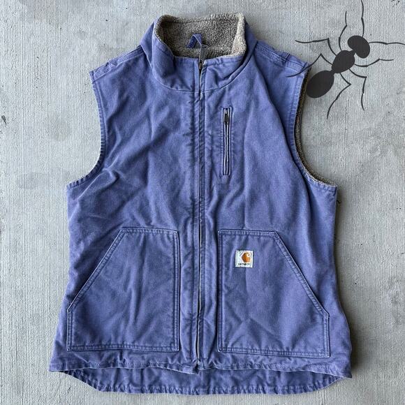 Carhartt Other - Vintage Y2K Carhartt WOMENS WV001 DBK blue work wear vest
